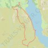 Mellbreak Loop Hike trail, distance, elevation, map, profile, GPS track