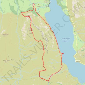 Mellbreak Loop Hike trail, distance, elevation, map, profile, GPS track