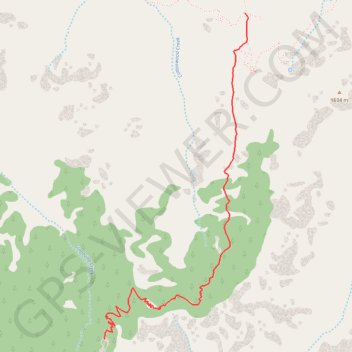 Horseshoe Mesa (Grand Canyon) trail, distance, elevation, map, profile, GPS track