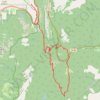 Tahoe Rim Trail and Christmas Valley Trail MTB Loop trail, distance, elevation, map, profile, GPS track