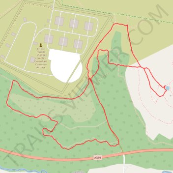 Greenham Walking trail, distance, elevation, map, profile, GPS track