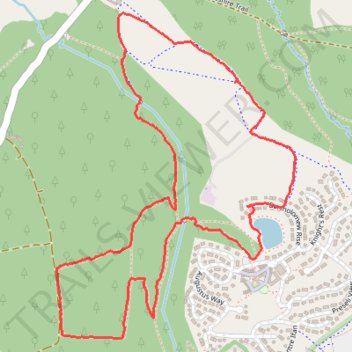 Loop walk from Bluestone Resort trail, distance, elevation, map, profile, GPS track