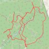 Garfield Water Wheel, Garfield mine, Quartz Hill and Goldfields track walk trail, distance, elevation, map, profile, GPS track