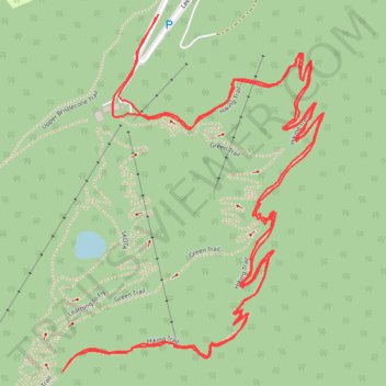 Lee Ski Resort Hiking Trail trail, distance, elevation, map, profile, GPS track