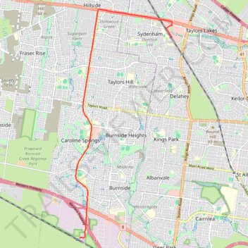 Tracked with OSMTracker for Android™ trail, distance, elevation, map, profile, GPS track
