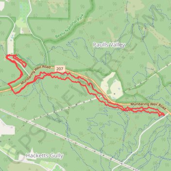Kalamunda mtb green trails starting from camel farm trail, distance, elevation, map, profile, GPS track
