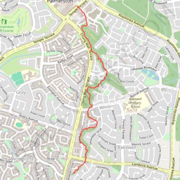 Palmerston Escarpment Trail trail, distance, elevation, map, profile, GPS track
