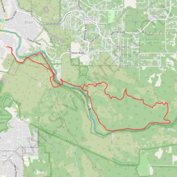 Perth - WAMC King of the Mountain trail, distance, elevation, map, profile, GPS track