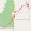 Pine Hills hike trail, distance, elevation, map, profile, GPS track