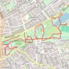 Burgess Park trail, distance, elevation, map, profile, GPS track