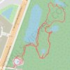 Trace of the board walk at Six Mile Cypress Slough Preserve trail, distance, elevation, map, profile, GPS track
