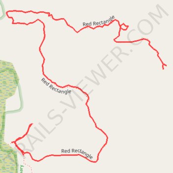 Meetinghouse Pond Red Rectangle Trail in Kensan-Devan Wildlife Sanctuary trail, distance, elevation, map, profile, GPS track