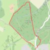 Mill Green Stoneymore Wood Short Loop Walk trail, distance, elevation, map, profile, GPS track