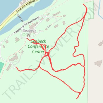 Trails at Seabeck Conference Center trail, distance, elevation, map, profile, GPS track