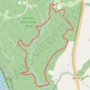Weston Bend State Park Paved Loop trail, distance, elevation, map, profile, GPS track