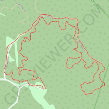 McGraw Trail - Twin Falls Resort State Park trail, distance, elevation, map, profile, GPS track