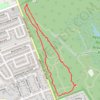 Upper Terrace Trails trail, distance, elevation, map, profile, GPS track