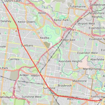 Tracked with OSMTracker for Android™ trail, distance, elevation, map, profile, GPS track