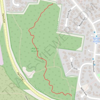 Algona Reserve Walking Track trail, distance, elevation, map, profile, GPS track