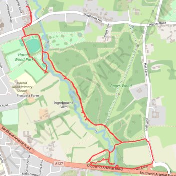 Morning Walk trail, distance, elevation, map, profile, GPS track