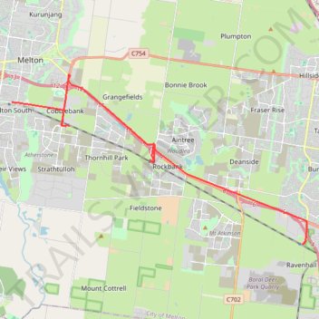Tracked with OSMTracker for Android™ trail, distance, elevation, map, profile, GPS track