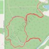 Oak Ridge Trail in Homer Lake Forest Preserve trail, distance, elevation, map, profile, GPS track