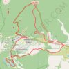 Gravel bike ride around Mammoth Lakes trail, distance, elevation, map, profile, GPS track