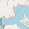 Lake Macbride Beach to Dam Trail trail, distance, elevation, map, profile, GPS track