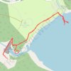 Eklutna Lake Spillway Trail Walk trail, distance, elevation, map, profile, GPS track