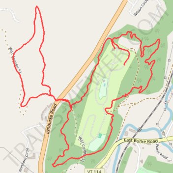 Kingdom Campground Loop trail, distance, elevation, map, profile, GPS track