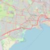 Tracked with OSMTracker for Android™ trail, distance, elevation, map, profile, GPS track