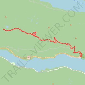 Fresien Lake Alpine Ride (Mini Whipsaw) trail, distance, elevation, map, profile, GPS track