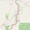 Oil Creek Trail to Petroleum Center trail, distance, elevation, map, profile, GPS track