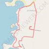 Jacobsbaai Loop trail, distance, elevation, map, profile, GPS track
