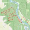 MTB Loop ride in Pinicon Ridge County Park trail, distance, elevation, map, profile, GPS track
