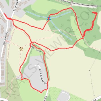 Brockholes woods explore trail, distance, elevation, map, profile, GPS track
