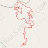 Bushwhacking above Frenchtown trail, distance, elevation, map, profile, GPS track