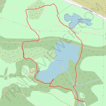 Loop Walk at Mugdock Country Park trail, distance, elevation, map, profile, GPS track