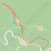 Loop Hike near Capulin in Cibola National Forest trail, distance, elevation, map, profile, GPS track