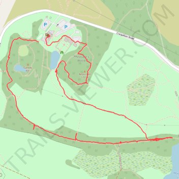 Mugdock Country Park Walk trail, distance, elevation, map, profile, GPS track