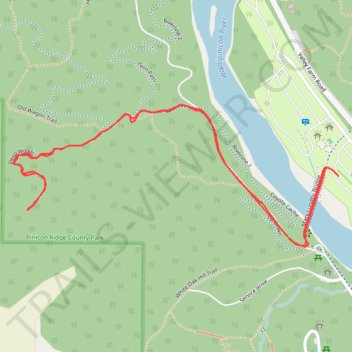 Deep Woods - Mountain Bike Ride in Pinicon Ridge County Park trail, distance, elevation, map, profile, GPS track