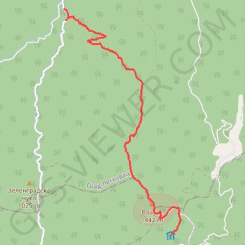 7-9-10 Staza br.10 Vlajna trail, distance, elevation, map, profile, GPS track