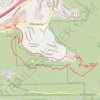 Loop Hike via Placerita Trail, Bothwell Trail and Aliento Loop Trail in Golden Valley Ranch Open Space trail, distance, elevation, map, profile, GPS track