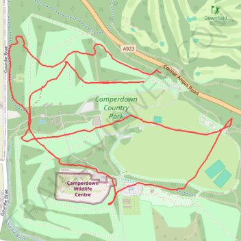 Camperdown Park trail, distance, elevation, map, profile, GPS track