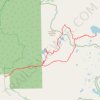 Twin Sisters Lake, Fryingpan Lake and Jug Lake Backpacking Loop trail, distance, elevation, map, profile, GPS track